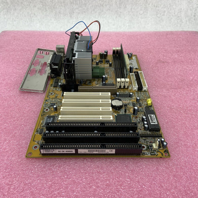 BioStar M6TBA Motherboard Intel Pentium III 450MHz 64MB RAM w/IO Shield
