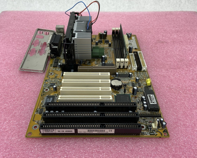 BioStar M6TBA Motherboard Intel Pentium III 450MHz 64MB RAM w/IO Shield