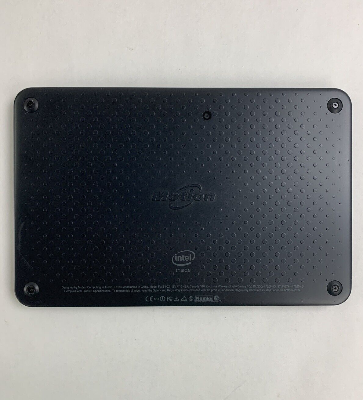 Motion CL920 Tablet PC Pentium N3540 4 GB Ram w/ Stylus No HDD No OS No Battery