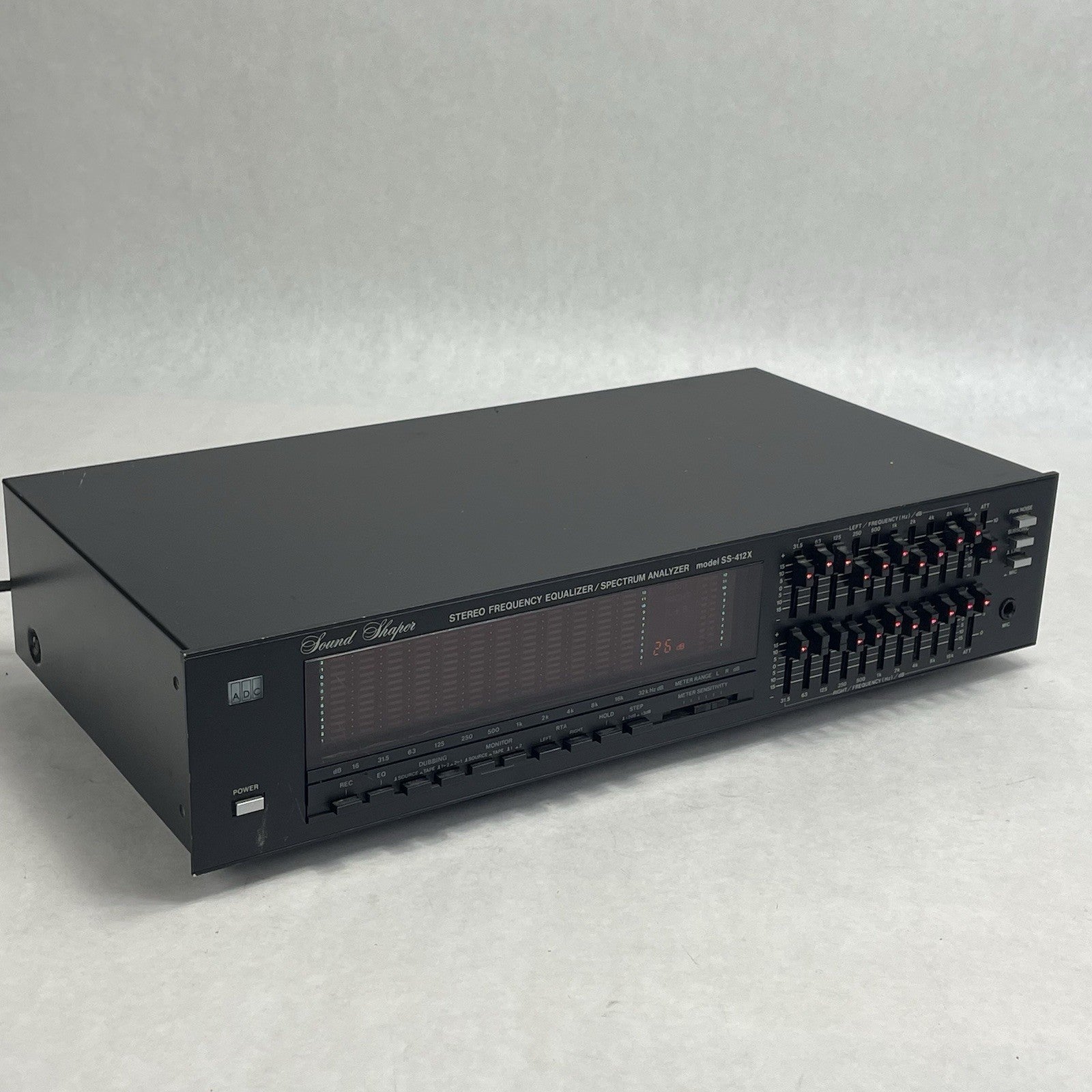ADC SS-412X 10 Band Equalizer For Parts Weak Right Side Output0