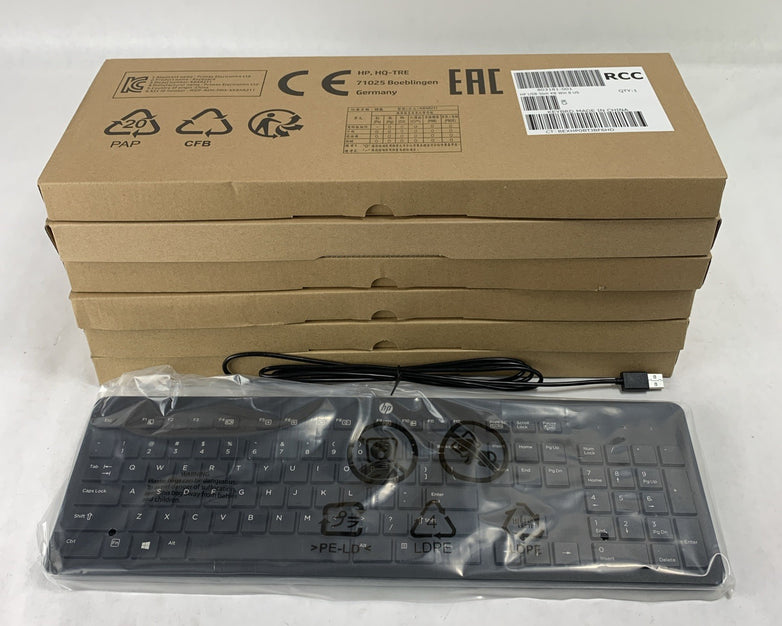HP 803181-001 USB Slim KB Win 8 US Keyboard KBAR211  KU-1469 - Lot of 6