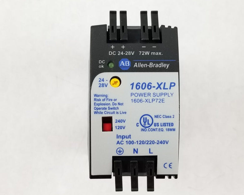 Allen Bradley 1606-XLP 100-120/220-240V 1.6-0.8A 50-60Hz CAT Power supply