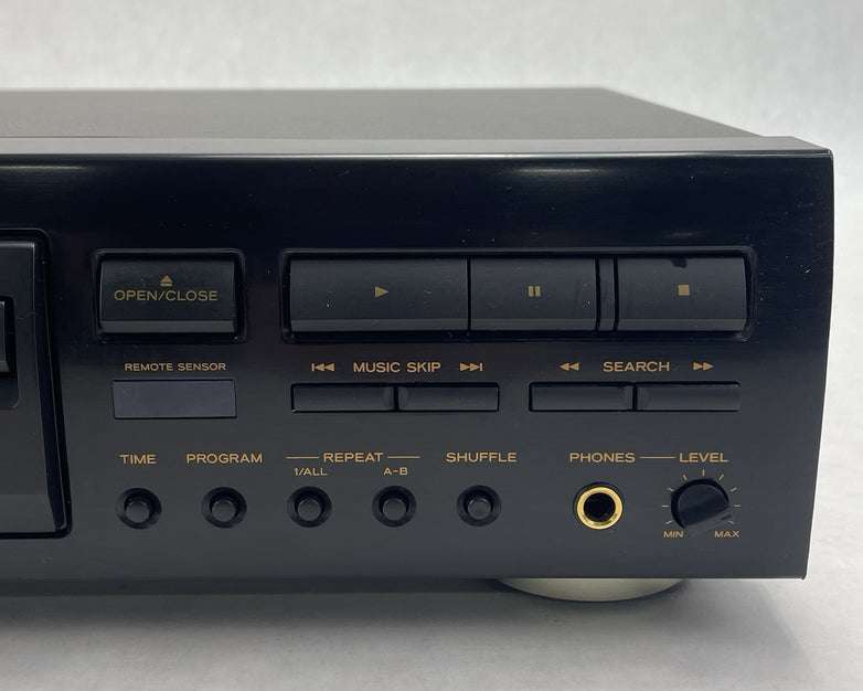 Teac CD-P1120 Vintage Single Disc CD Player Tested Working RCA Output Black