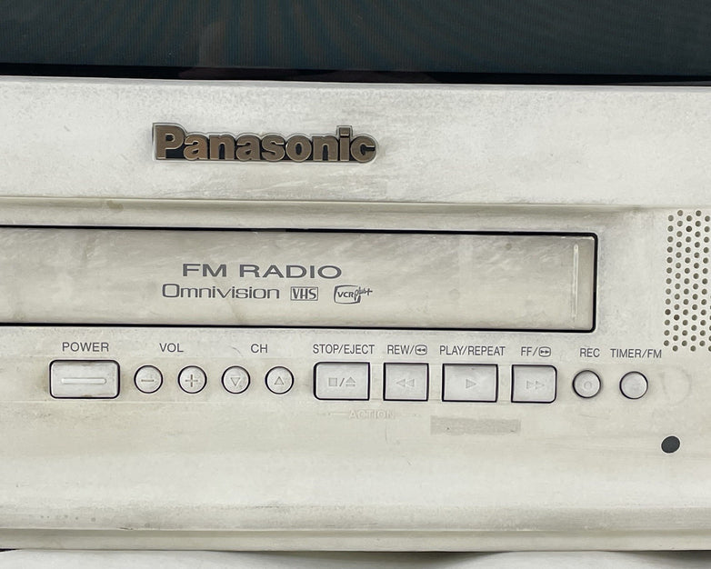 Panasonic PV-C2030W 20" CRT TV VCR & Radio Combo White