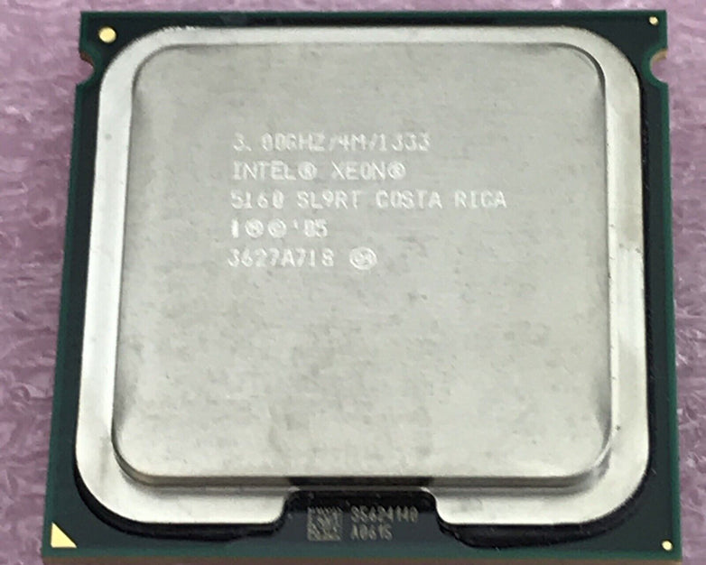 Lot of 4 Intel Xeon E5160 Dual-Core 3.0GHz SL9RT CPU Socket LGA771
