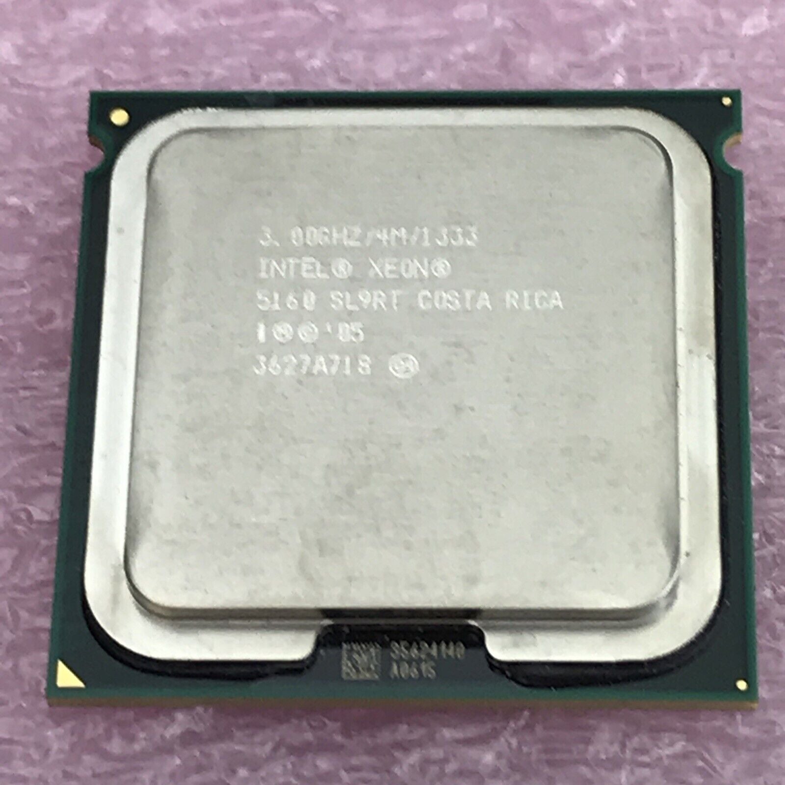Lot of 4 Intel Xeon E5160 Dual-Core 3.0GHz SL9RT CPU Socket LGA771