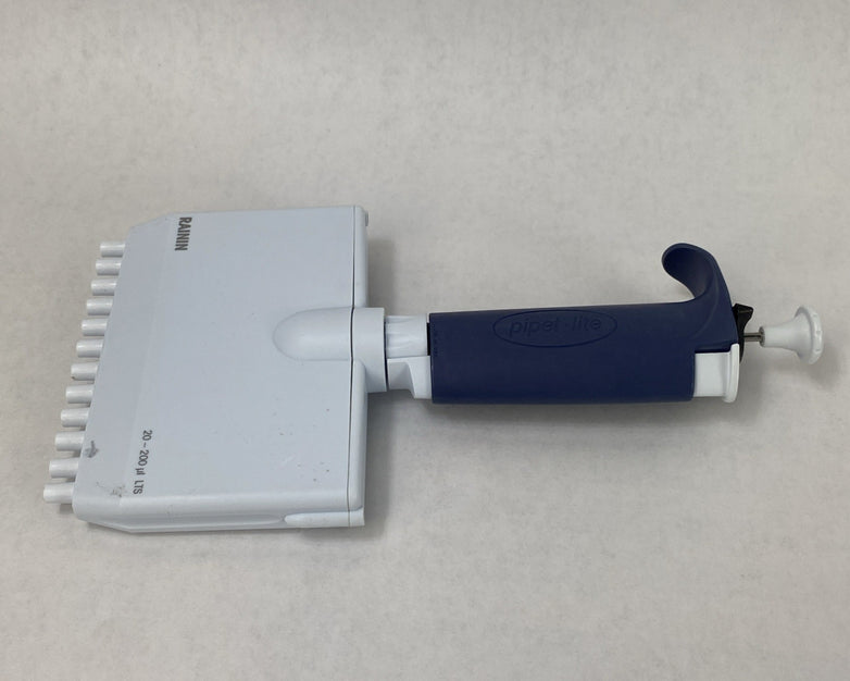 Rainin L200 Pipetlite 20-200 µL LTS 12-Channel Handheld Manuel Pipette