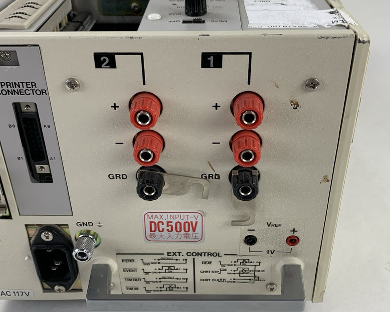 Graphtec WR3101 Linearcorder Mark VII Powers and Prints Not Fully Tested