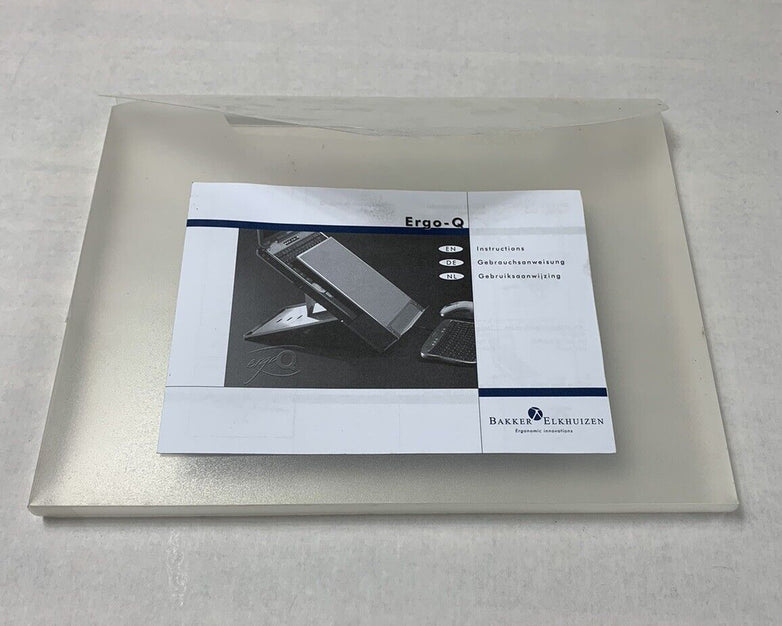 Bakker Elkhuizen U2200207 Ergo-Q v2.20 Ultra Lightweight Ergonomic Laptop Stand