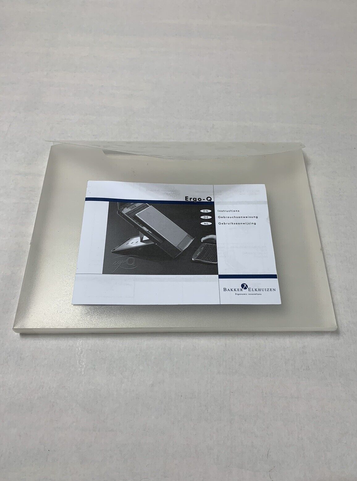 Bakker Elkhuizen U2200207 Ergo-Q v2.20 Ultra Lightweight Ergonomic Laptop Stand