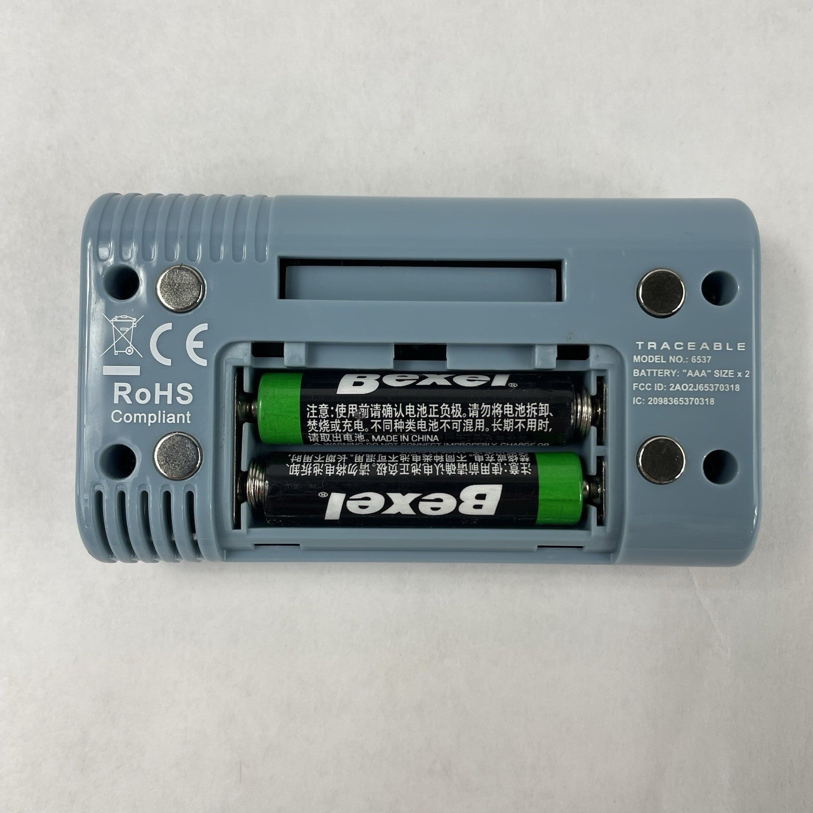 Traceable Temperature/Humidity Bluetooth Data Logger No Battery Cover