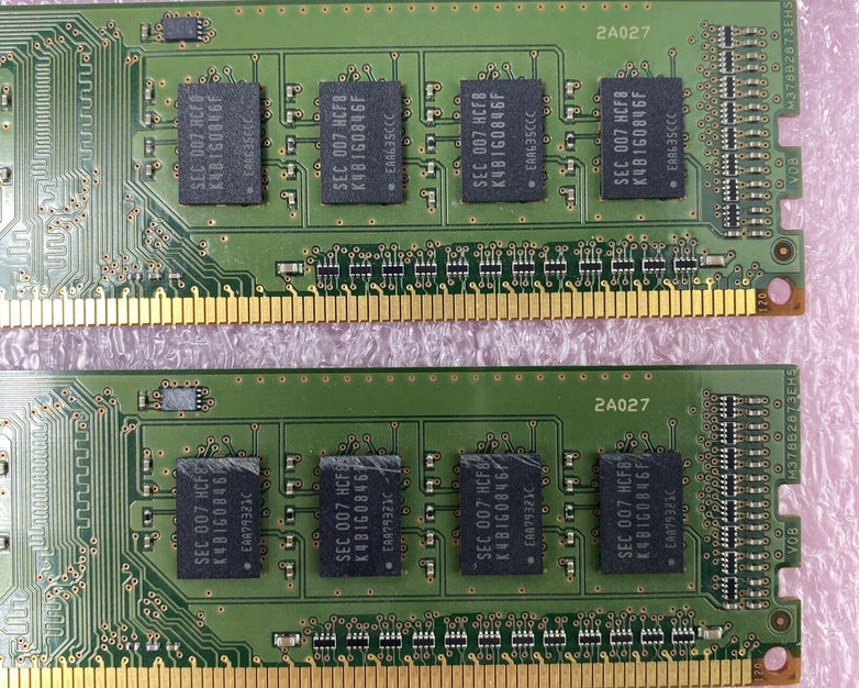 Lot( 4 ) 1GB Samsung M378B2873FHS-CF8 1Rx8 PC3-8500U Desktop RAM Memory