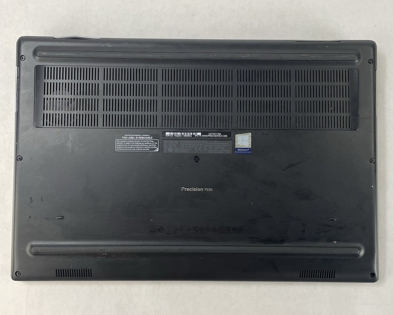 Dell Precision 7530 15.6" i7-8850H 2.60 GHz 16 GB RAM No SSD/OS/AC - READ