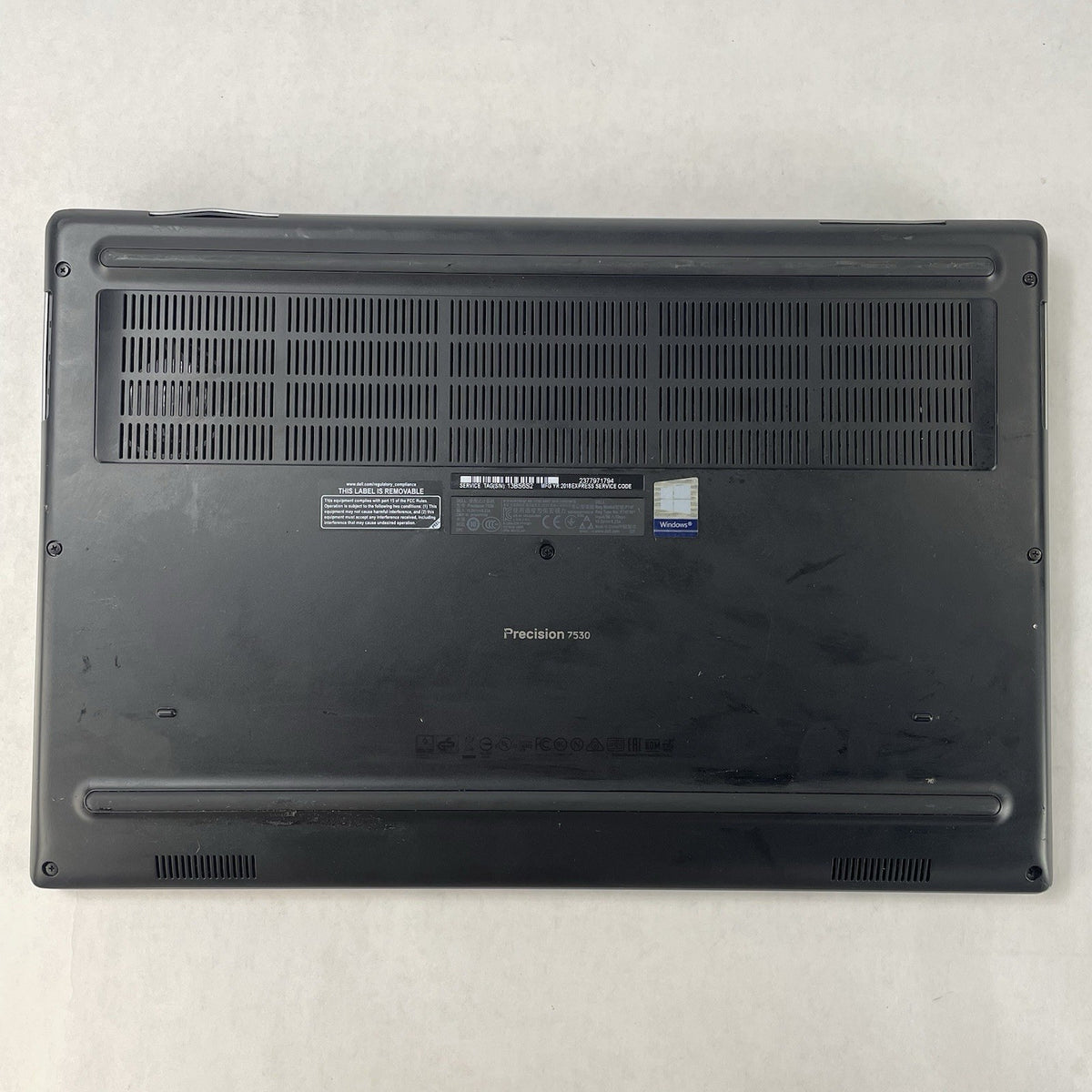 Dell Precision 7530 15.6" i7-8850H 2.60 GHz 16 GB RAM No SSD/OS/AC - READ17