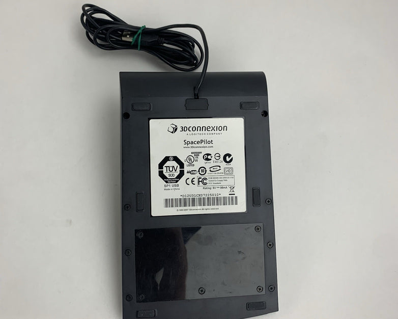 3DConnexion SpacePilot 3D Motion Controller CAD Mouse Power Tested Sticky