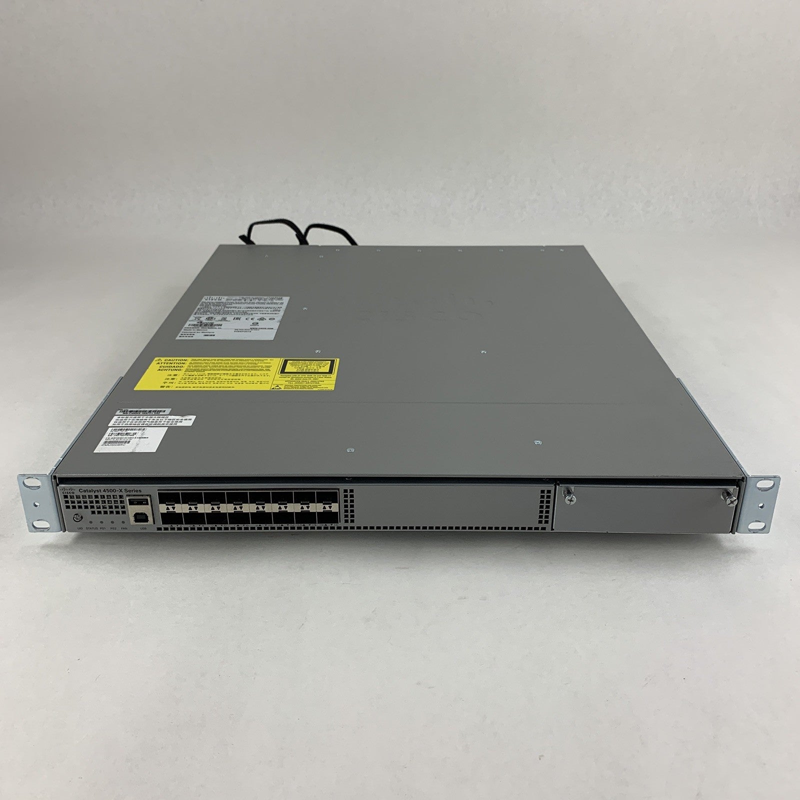 Cisco Catalyst 4500-X Series WS-C4500X-16SFP+ V03 2x PSU Tested Reset