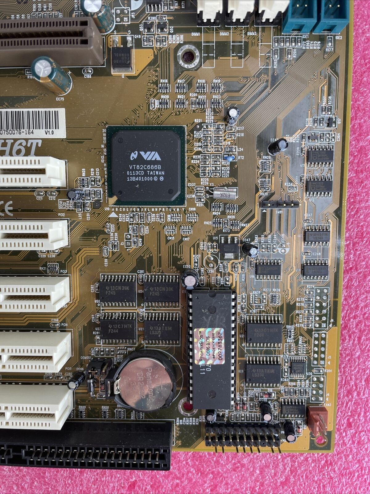 ABIT-VH6T Motherboard Intel Pentium III 333MHz No RAM w/Shield