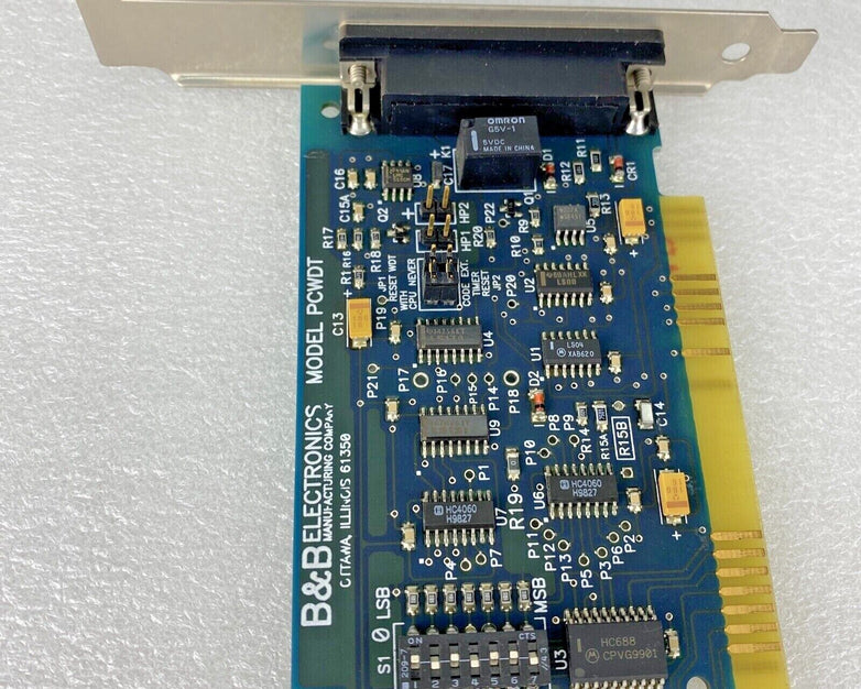 B&B Electronics PCWDT Watch Timer Card for Reset Pins 3719R1 8Bit ISA (Lot of 3)