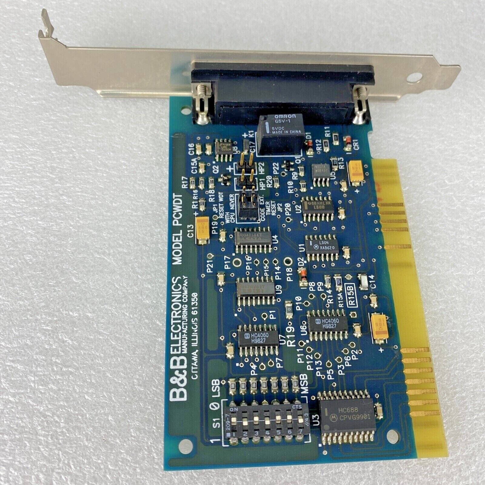 B&B Electronics PCWDT Watch Timer Card for Reset Pins 3719R1 8Bit ISA (Lot of 3)