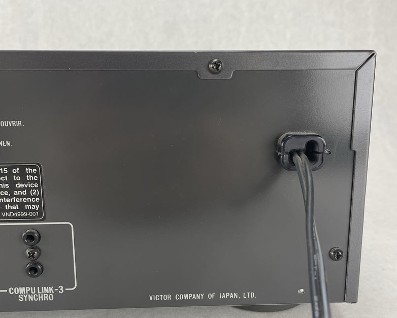 Vintage JVC TD-W317 Double Dual Cassette Deck For Parts