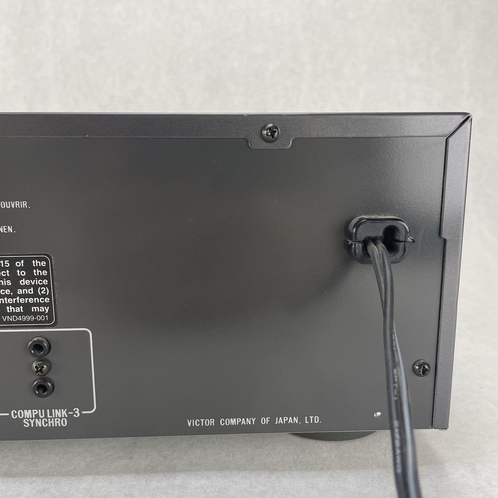 Vintage JVC TD-W317 Double Dual Cassette Deck For Parts