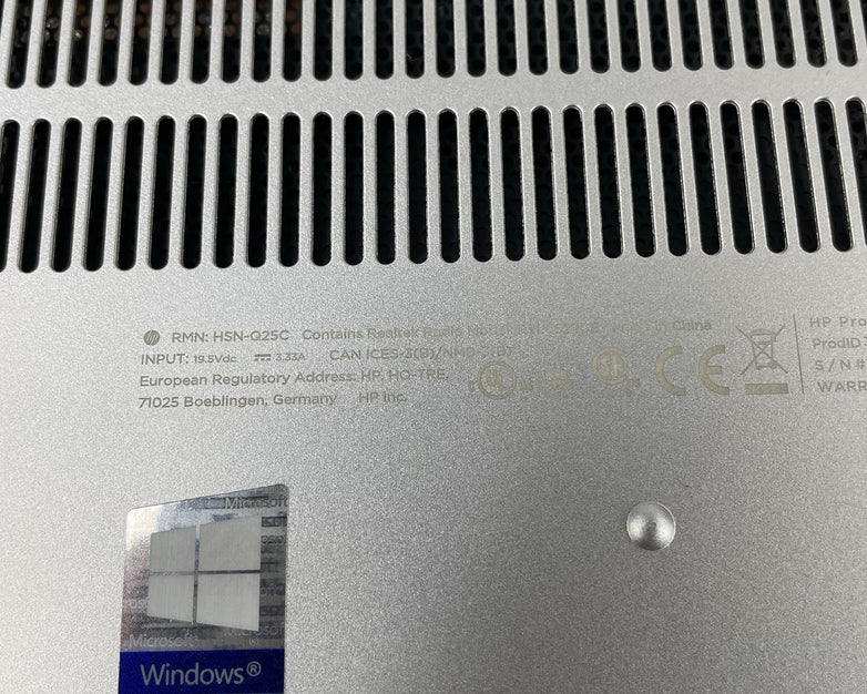 HP ProBook 455 G7 15.6" Ryzen5 4500U 2.375GHz 8GB RAM No SSD/OS/AC-Bad Heat Sink