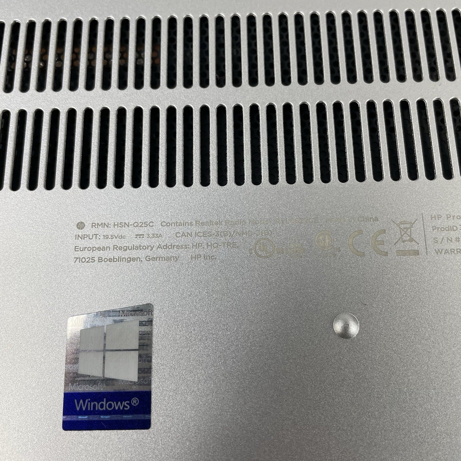 HP ProBook 455 G7 15.6" Ryzen5 4500U 2.375GHz 8GB RAM No SSD/OS/AC-Bad Heat Sink15