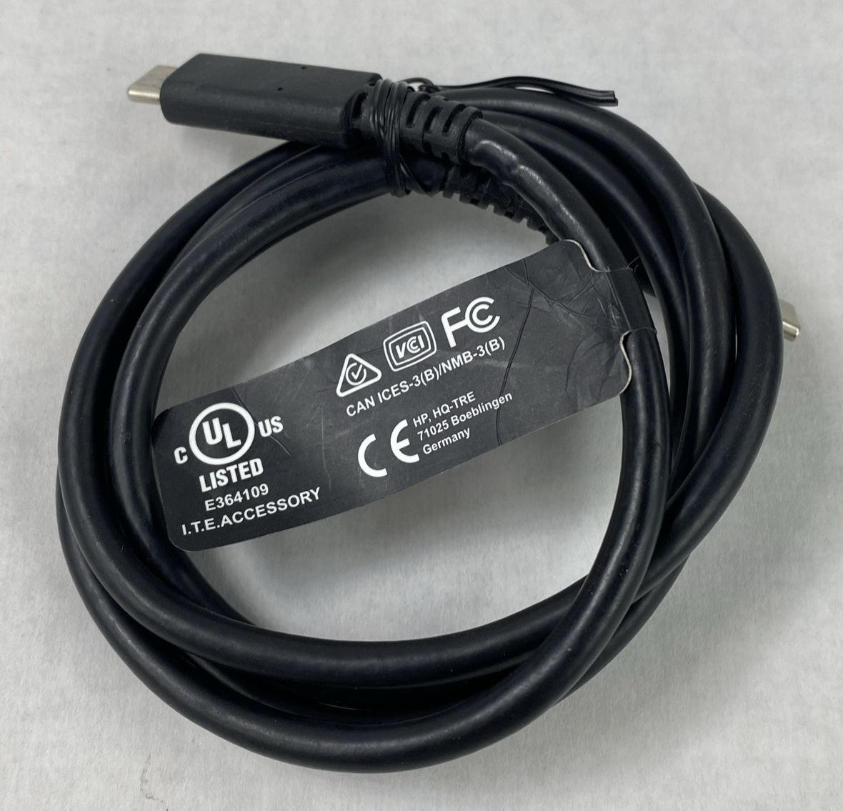 HP 930475-001 USB Type-C Male to Male Cable Lot of 5