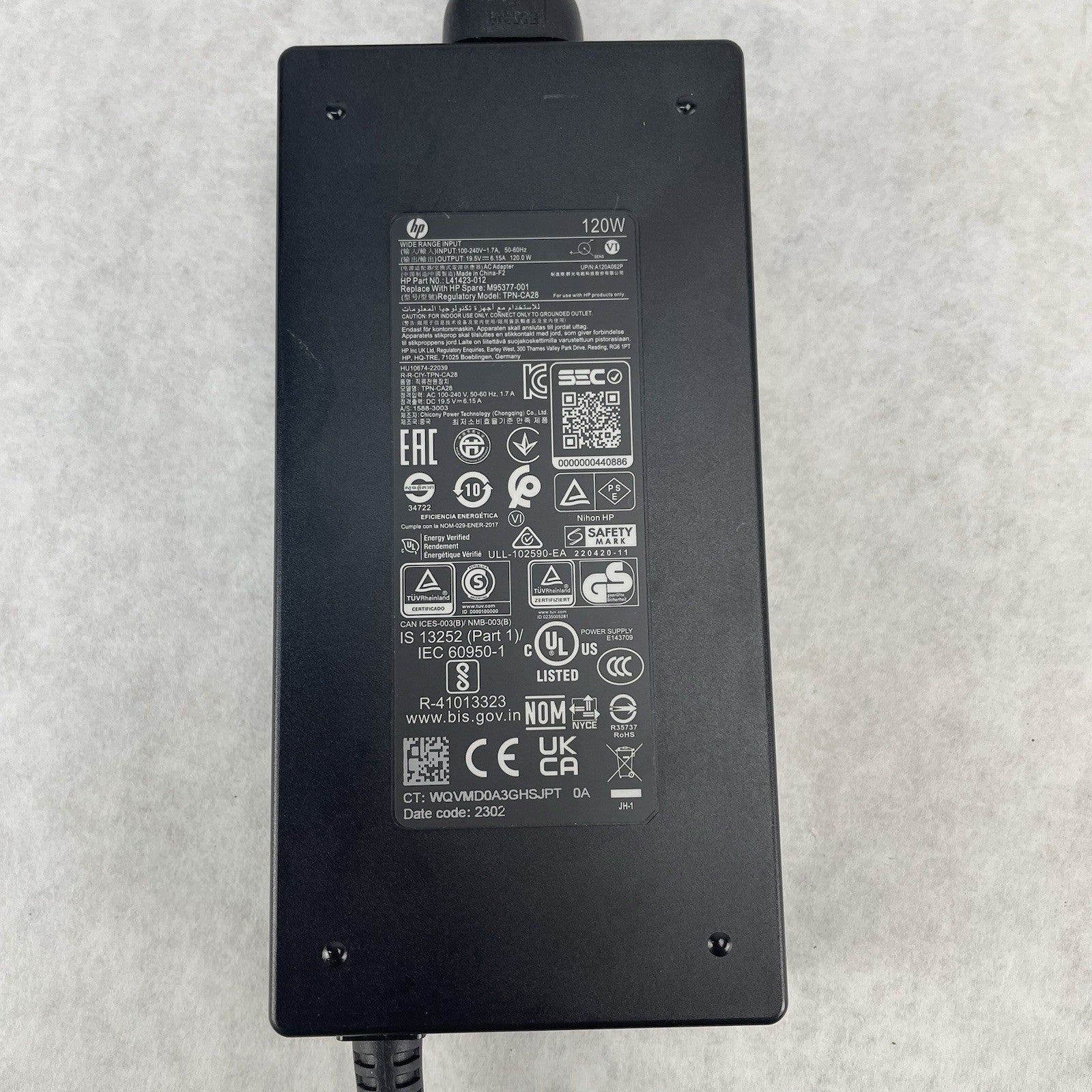 Hp TPN-CA28 AC Adapter 120W Lot of 74