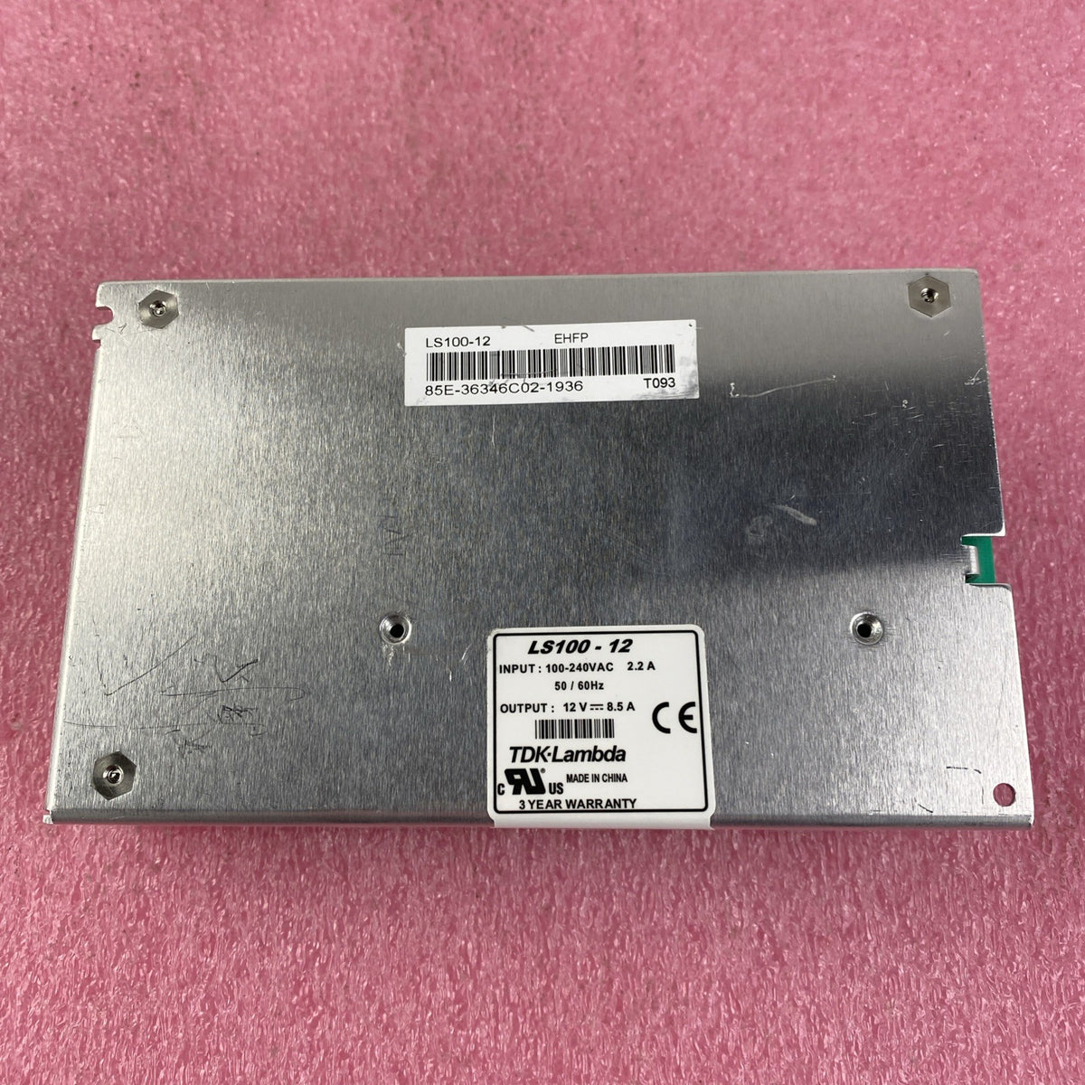 TDK Lambda LS100-12 12V 8.5 A Power Supply 6