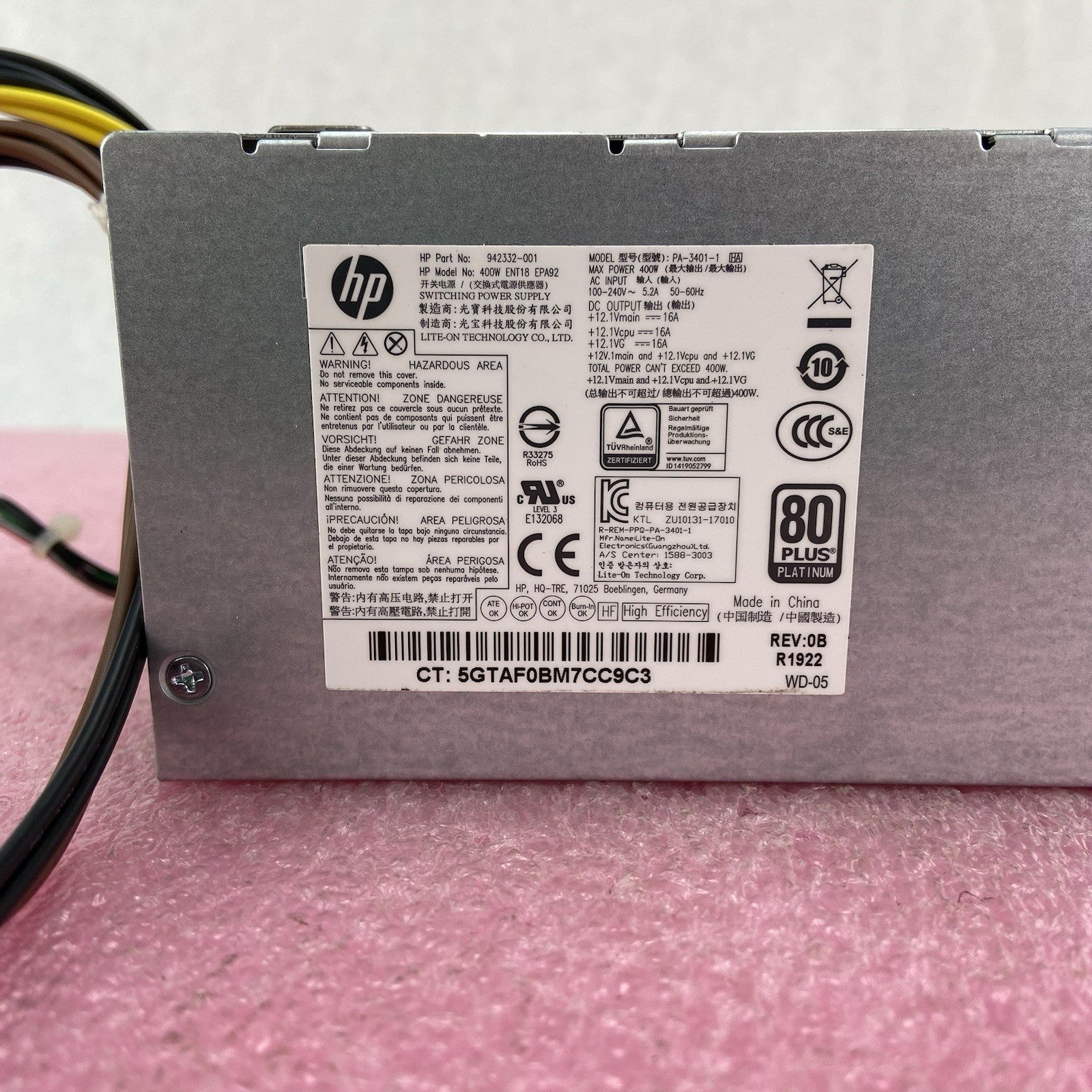 HP 942332-001 400W ENT18 400W PSU5