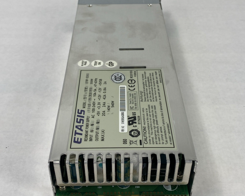 ETASIS Model EFRP-553V3 550W Redundant Power Supply