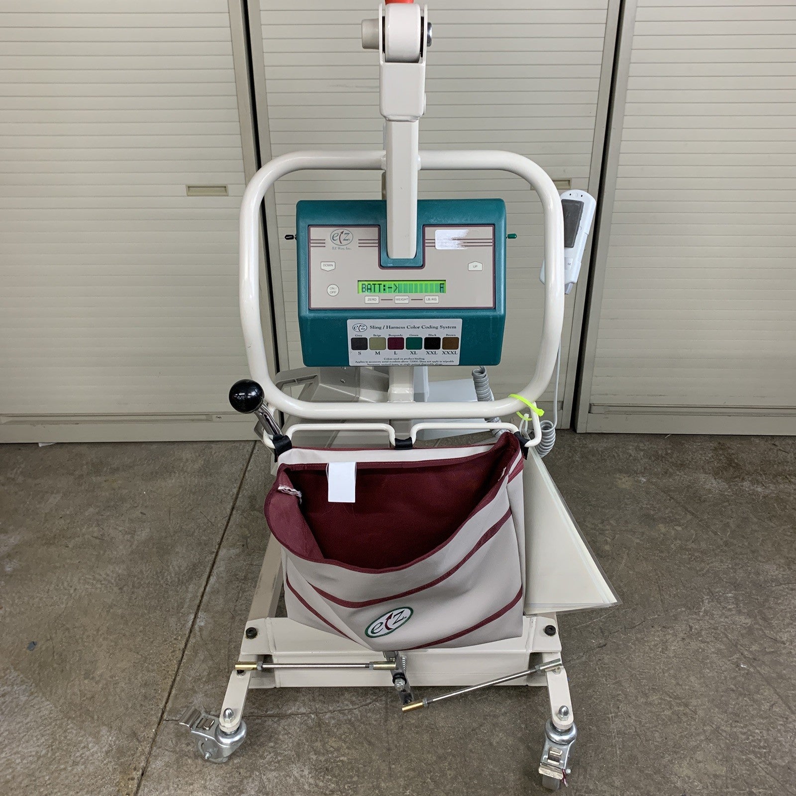 EZ Way 598 EZ Lift Patient Positioner No Battery No Charger