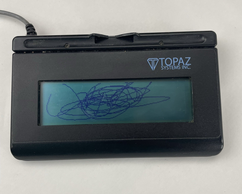 Topaz Systems T-L462-HSB-R SigLite LCD USB Signature Pad Terminal - No Stylus