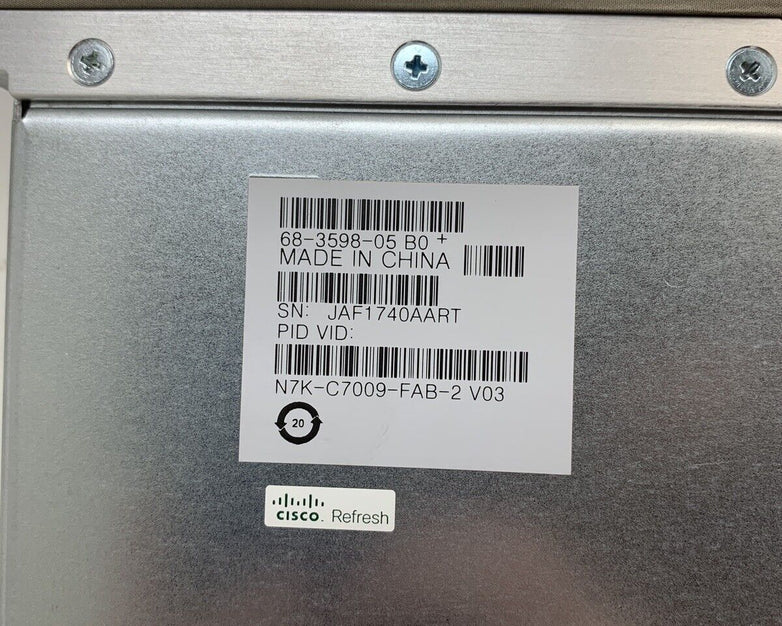 Cisco N7K-C7009-FAB-2 Nexus 7000 Series Switch Fabric Module Box Opened