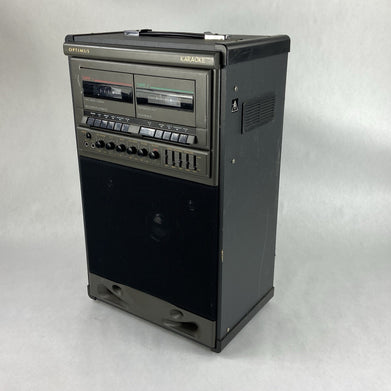 Optimus Stereo Dual-Cassette Karaoke Center - Parts or Repair