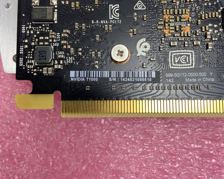 PNY Nvidia Quadro T1000 4GB GDDR6 PCIe x16 Mini DP x4 Low Profile Graphics Card