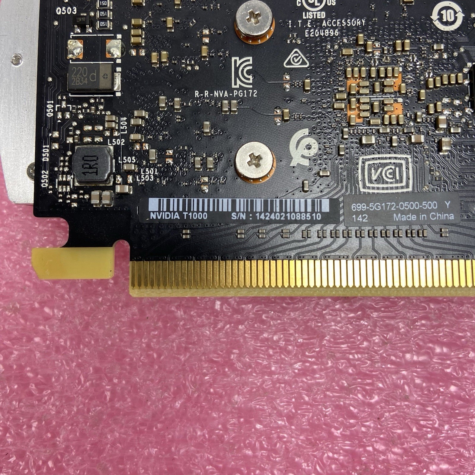PNY Nvidia Quadro T1000 4GB GDDR6 PCIe x16 Mini DP x4 Low Profile Graphics Card8