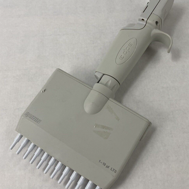 Rainin EDP3 1-10 uL LTS 12-Channel Electronic Pipette Untested