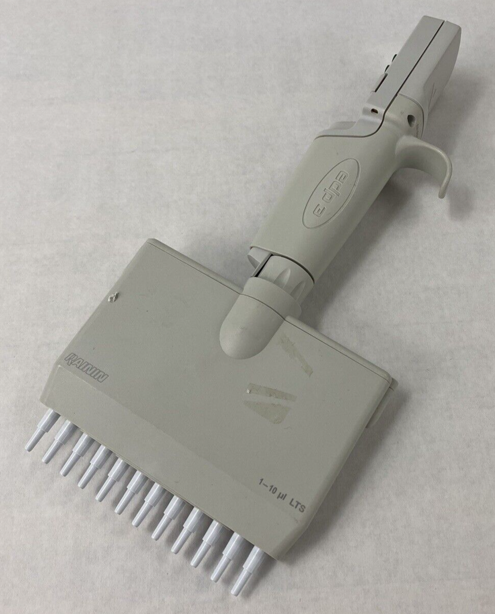 Rainin EDP3 1-10 uL LTS 12-Channel Electronic Pipette Untested