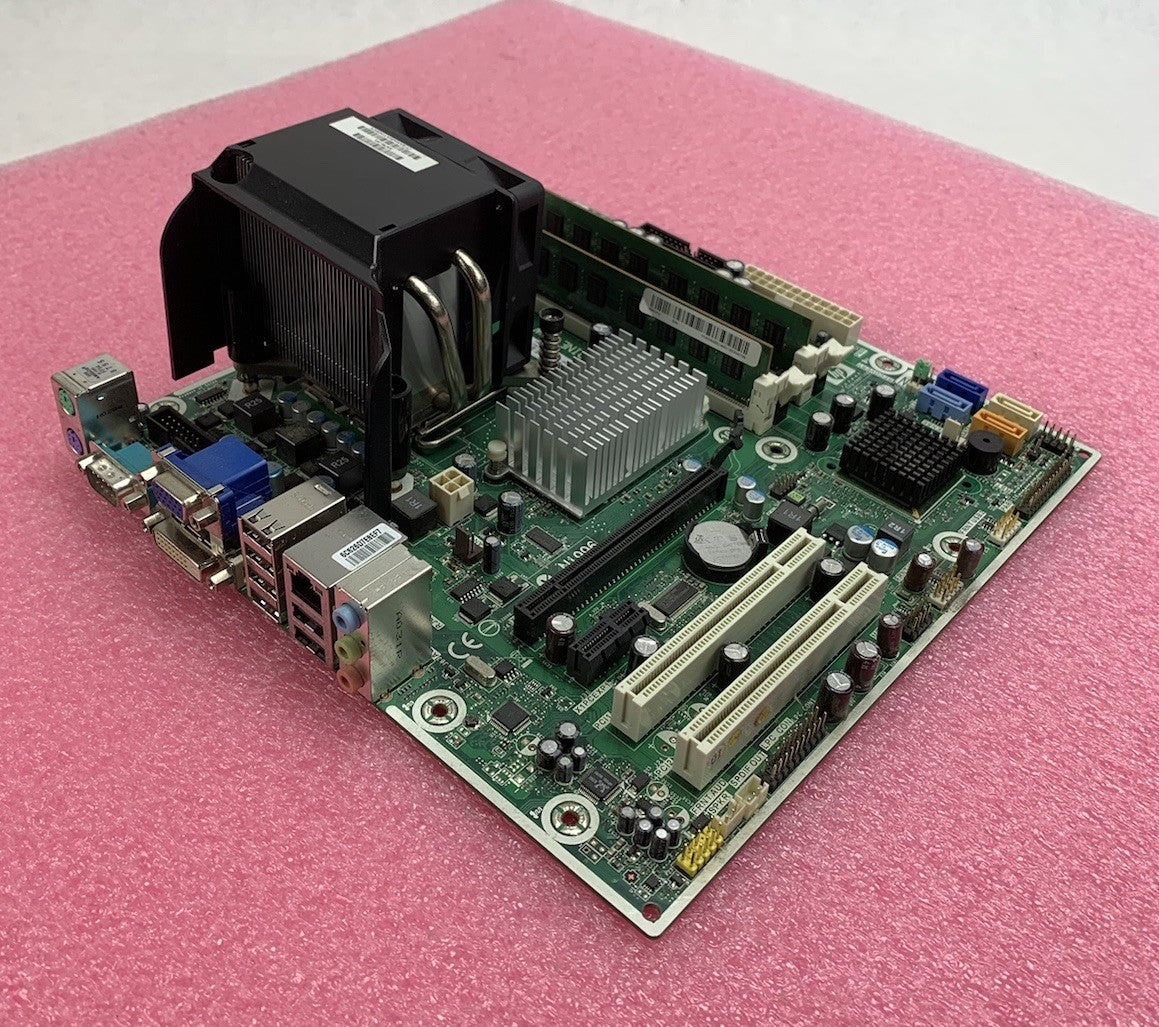 HP PRO 3000 SFF Motherboard Pentium Dual-Core E5400 2.7GHz 4GB RAM w/ Shield