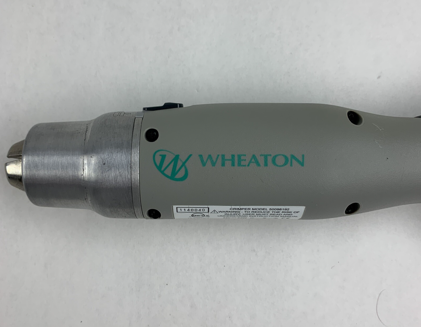 Wheaton 50098192 CRIMPenstein Electric Crimper/Decapper Hand Tool 11MM w/ Stand