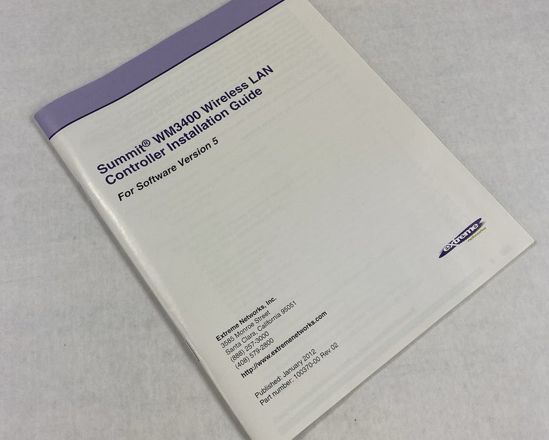 Extreme Networks 15717 Summit WM3400 WLAN Controller