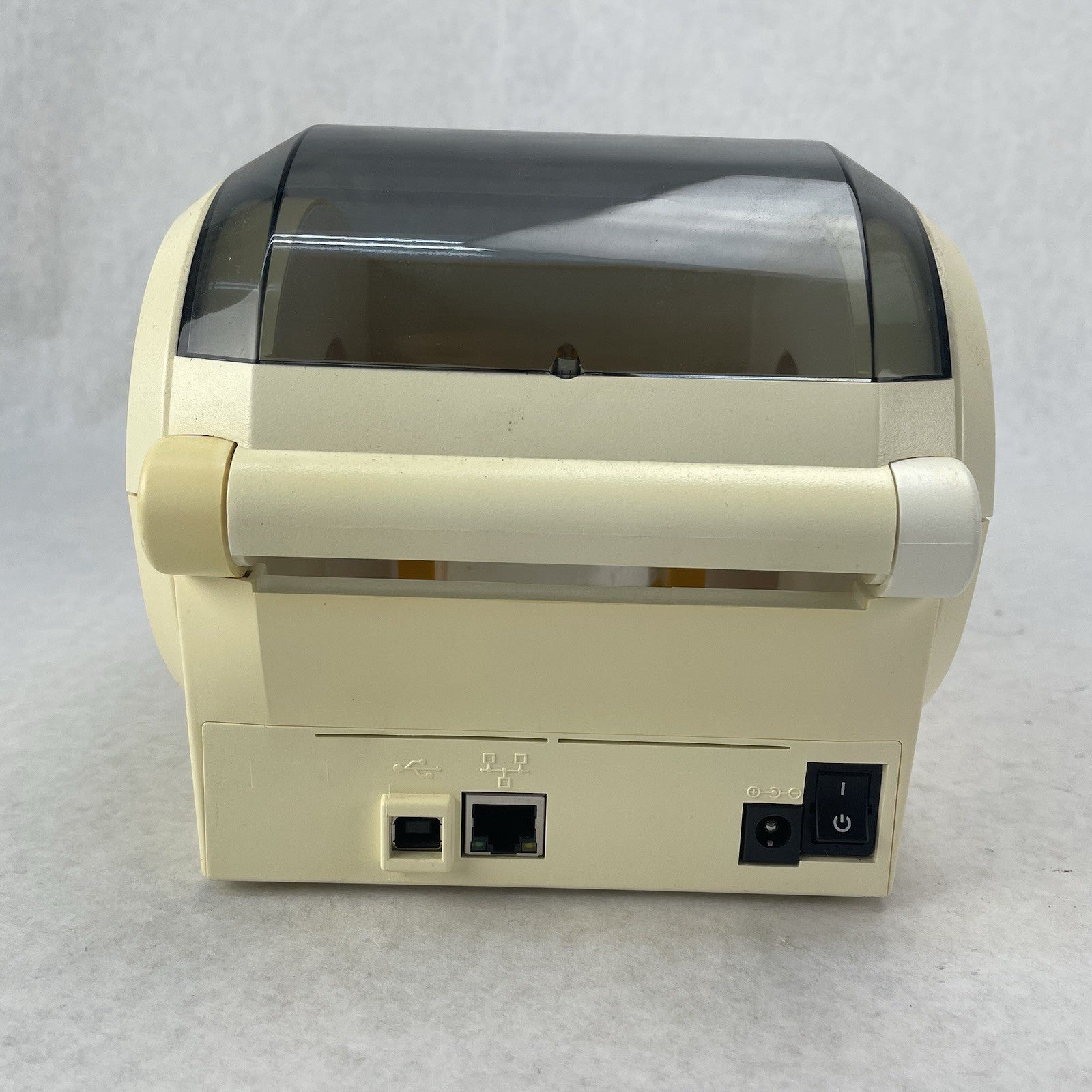 Zebra GK420D Direct Thermal Printer, Tested For Parts or Repair 297,991pgc3