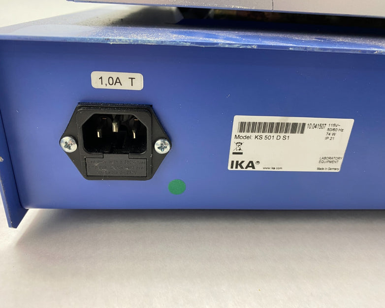 IKA KS 501 D S1 Digital Orbital Shaker Powers On