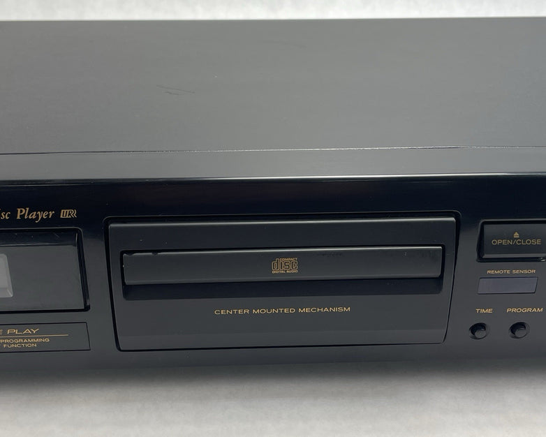 Teac CD-P1120 Vintage Single Disc CD Player Tested Working RCA Output Black