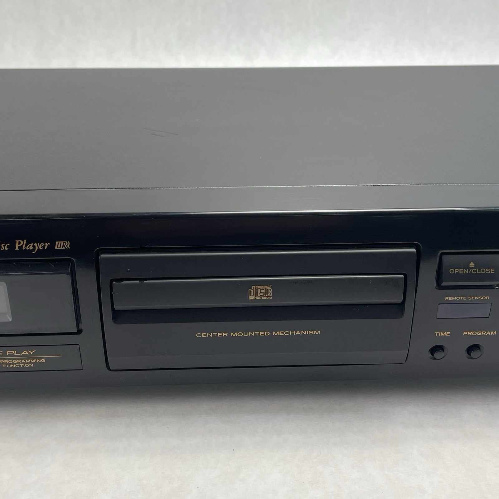 Teac CD-P1120 Vintage Single Disc CD Player Tested Working RCA Output Black3