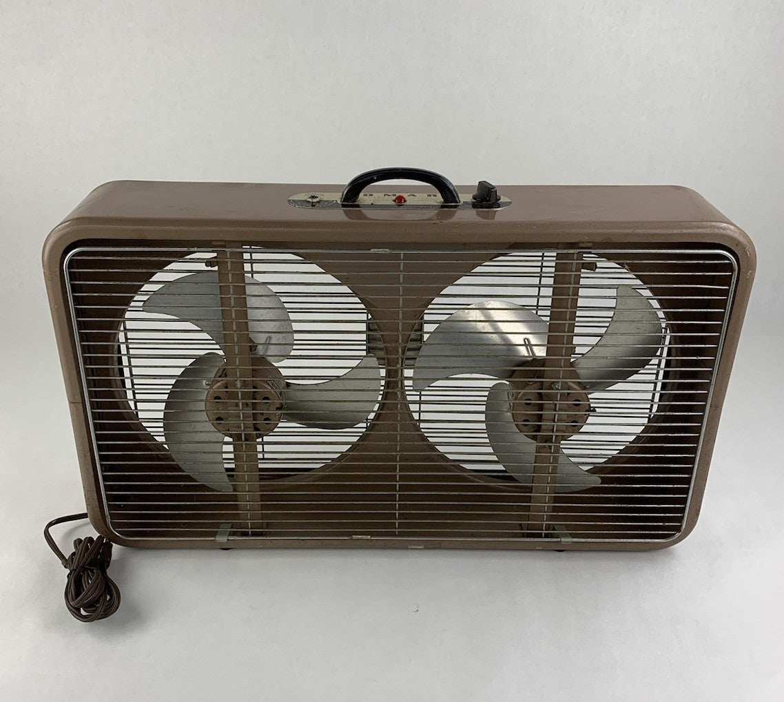 Homart Cooling Sears Roebuck 317 93137 Vintage Double Box Fan