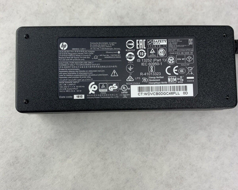 HP TPC-CA54 AC Adapter 19.5V 65W (Lot of 3)