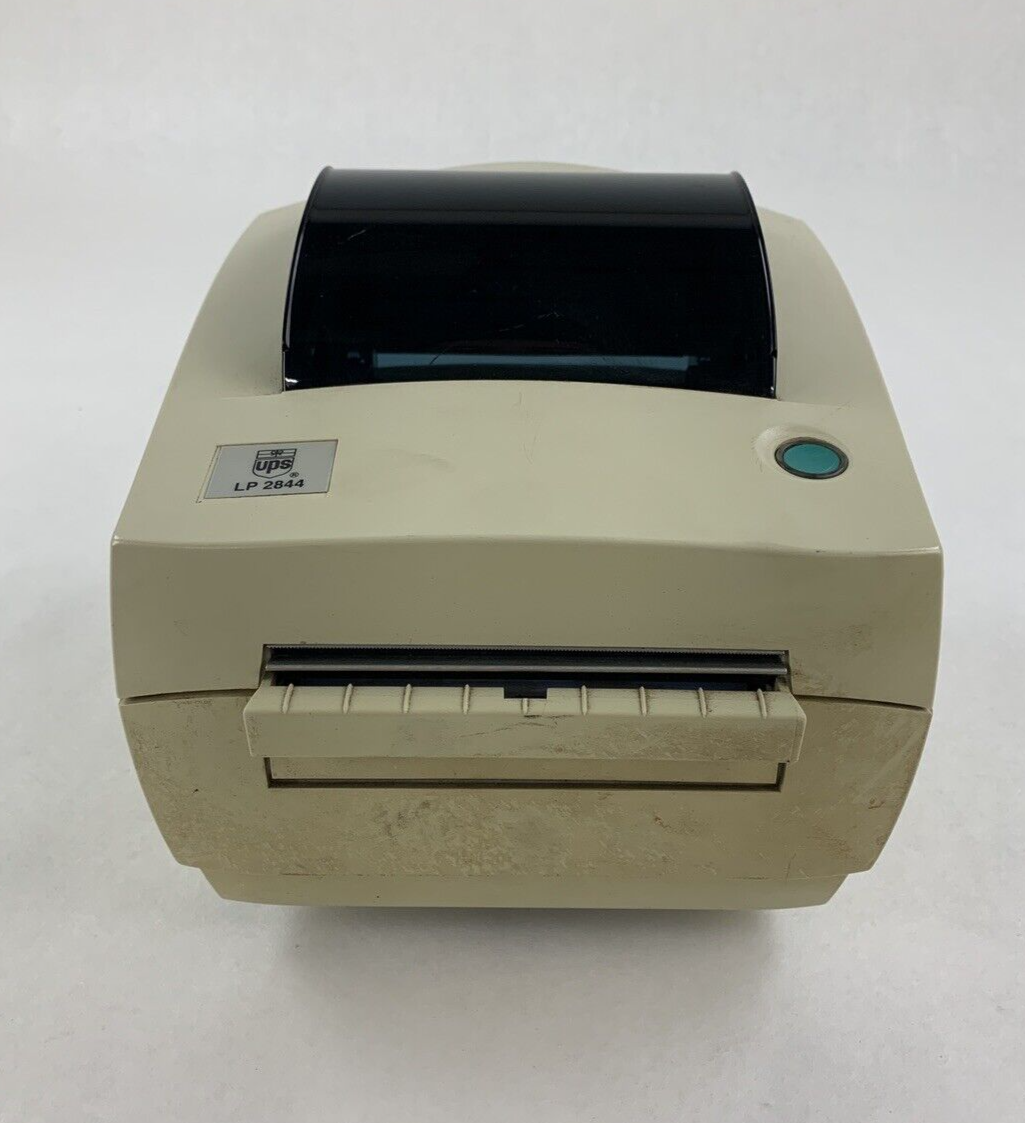 Zebra Eltron  LP 2844 CTP Label Thermal Printer UPS  Tested Bad Serial Port